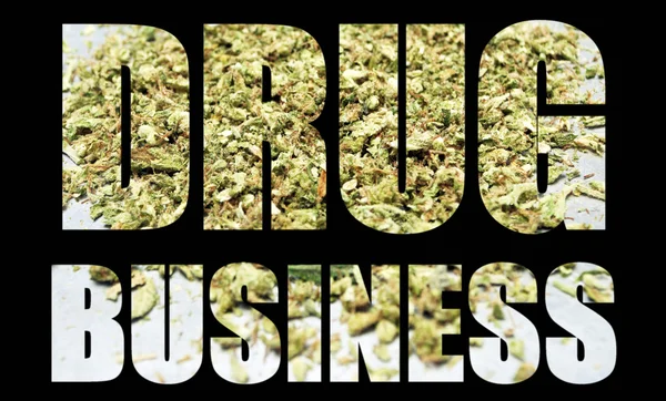 Marihuana drug business — Stockfoto