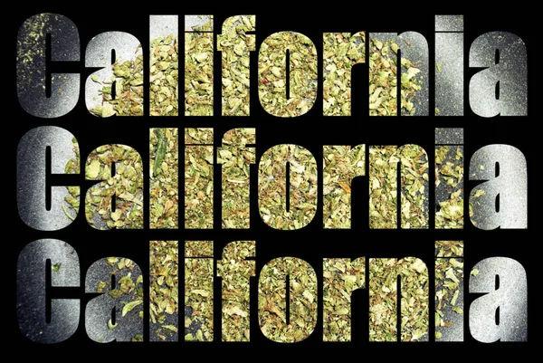 Marijuana och cannabis Kalifornien — Stockfoto