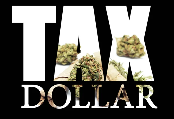 Marihuana belasting — Stockfoto