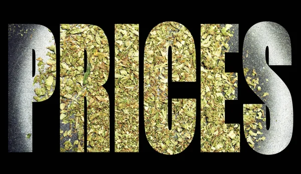 大麻价格 — 图库照片