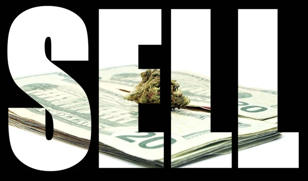 Marijuana sälja — Stockfoto