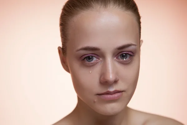 Menina chorando — Fotografia de Stock