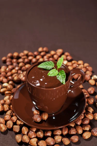 Tasse de chocolat chaud — Photo