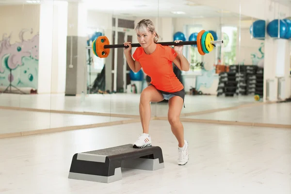 Fitness barbell — Stock Photo, Image