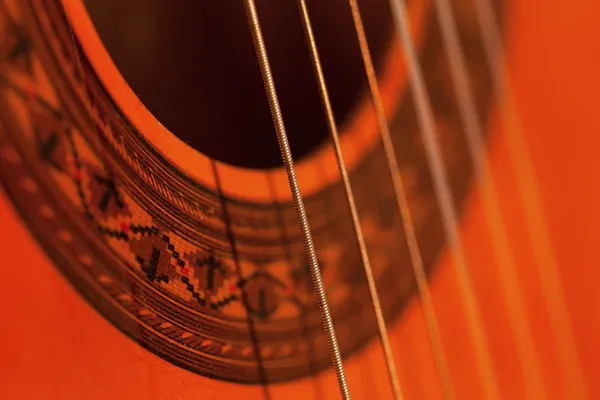 Cuerda de guitarra fotográfica — Foto de Stock