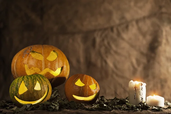 Pumpkins on Halloween — Stock Photo, Image