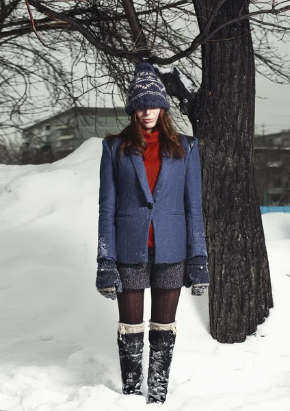 Kış Moda — Stok fotoğraf