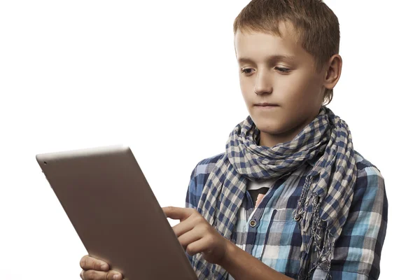 Un niño y el plato — Foto de Stock