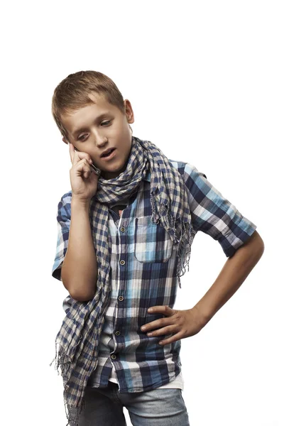 Young man talking on the phone — Stock Photo, Image