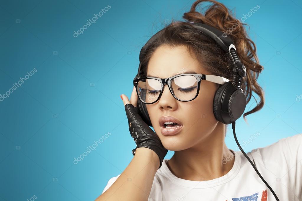 Girls with headset hot sale