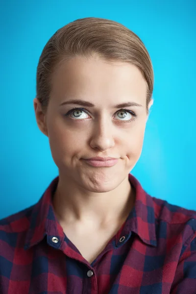 Portrait de la fille déçue — Photo