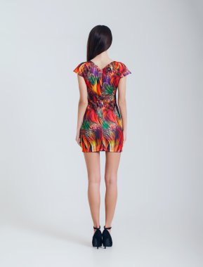 Kız güzel bir elbise. Katalog