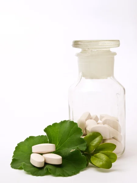 Pharmacy bottle of pills — Stock Photo, Image