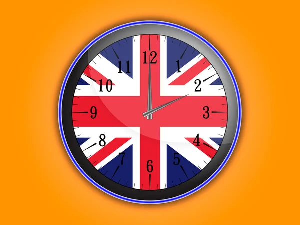 Британские часы — стоковый вектор