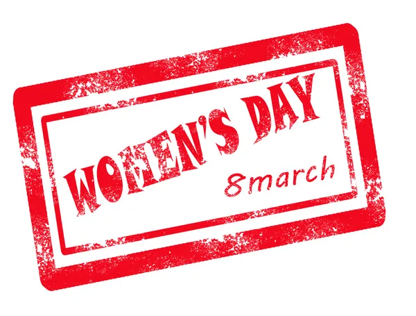 Women day stamp — Stock Vector