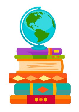  İçi kitaplarla dolu kitaplıklar. Edebiyatlı ev kütüphanesi, peri masalları okul ders kitabı eğitim vektör illüstrasyonu