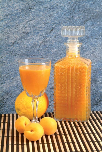 Fruchtsaft Selbstgemachter Natürlicher Gesunder Fruchtsaft — Stockfoto