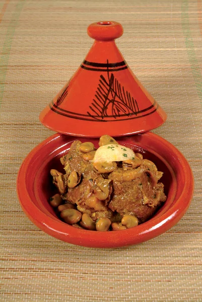 Traditional Moroccan Tagine Vegetables Famous Traditional Moroccan Tajine Traditional Moroccan — Stockfoto