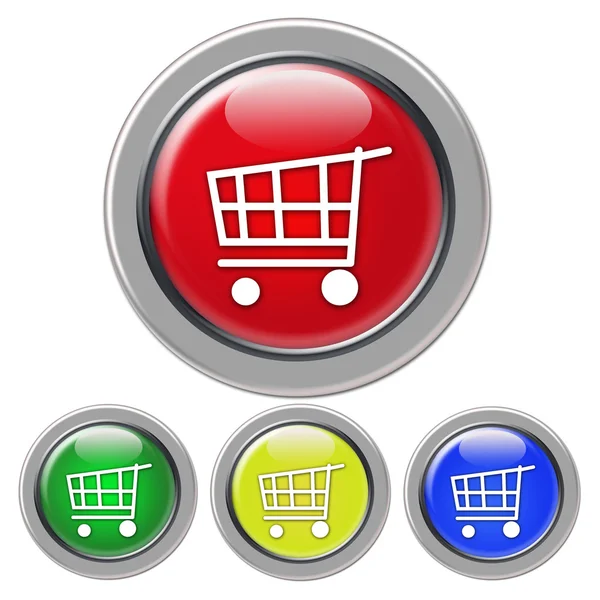 Shopping cart icon — Stock Photo, Image