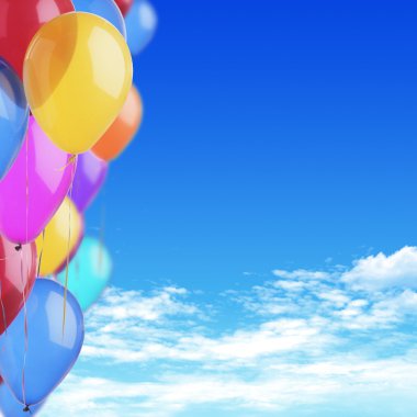 Gökyüzünde balonlar