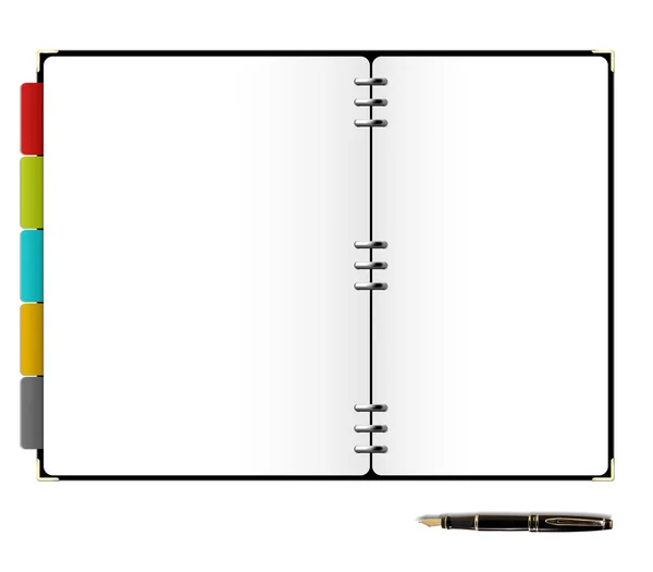 Caderno — Fotografia de Stock