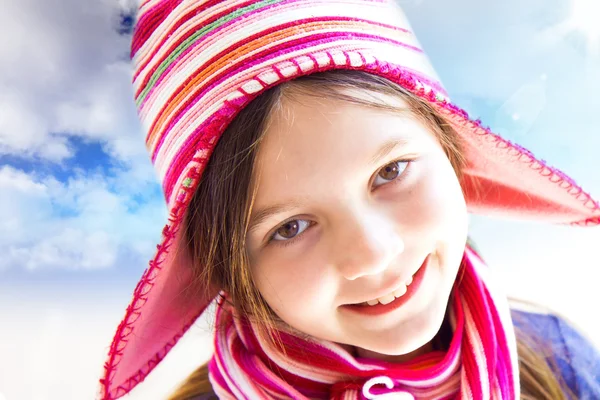 Menina sorrindo — Fotografia de Stock