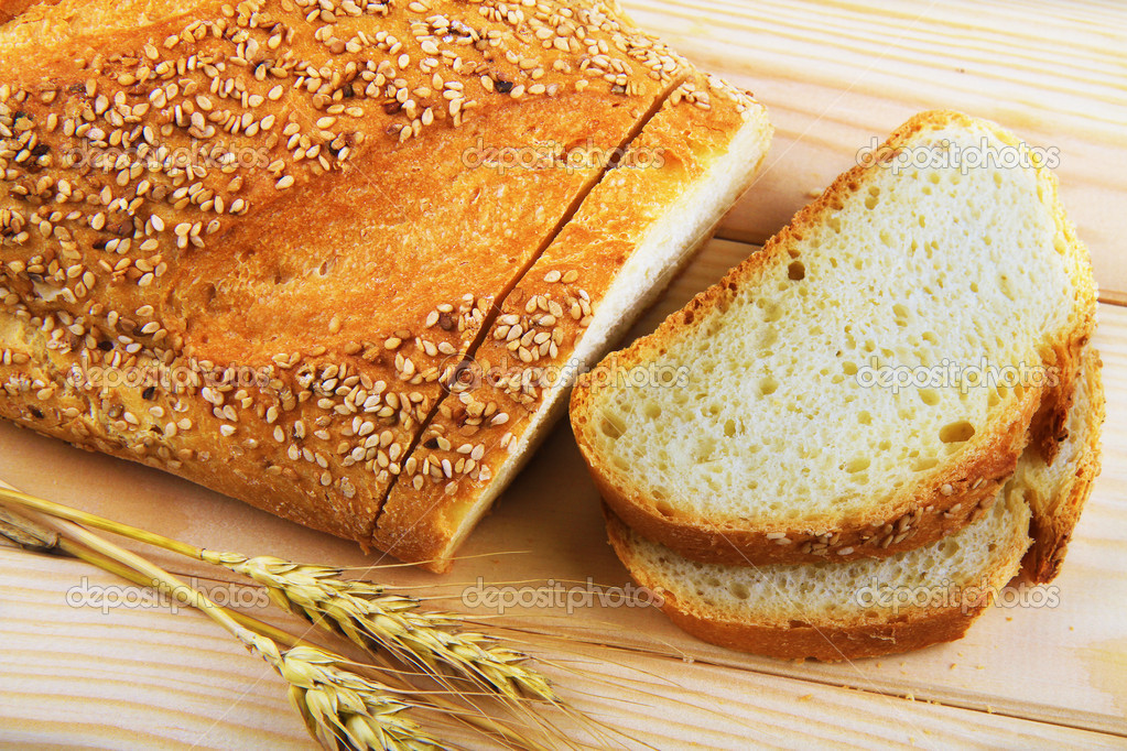 bröd med sesamfrön