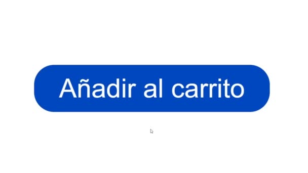 Español Cursor Del Ratón Desliza Hace Clic Agregar Carrito Vista — Vídeo de stock