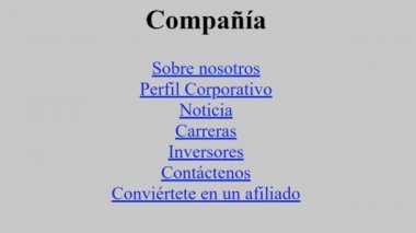 İspanyolca. Fare imleci şirket web sayfasında kayıyor ve şirket profiline tıklıyor. İmleç tıklama İş Açıklaması Çevrimiçi Aygıt Ekran Görünümü. Name Şirket Bakış Ağı İnternet Sitesi Üzerinde.