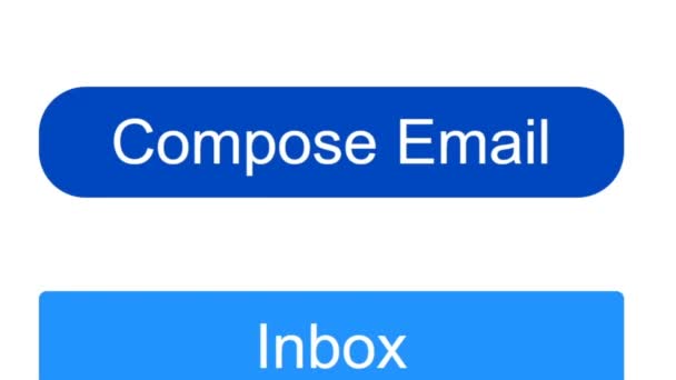 Mauszeiger Gleitet Über Und Klicks Verfassen Mail Device Screen View — Stockvideo