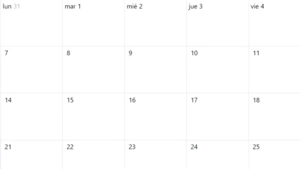 Spanish Creating Scheduled Calendar Reminder Date List Create Arrangement Dating — Stock Video