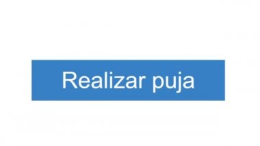 İspanyolca. Fare imleci kayıyor ve web sayfasına teklif veriyor. İmlecin Teklif Fiyatı Çevrimiçi Aygıt Ekran Görünümü. İnternet Ağı üzerinden Bakış Ağı Web Sitesi.