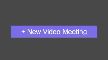 İmleç Slaytlar Yana ve İş için Yeni Video Buluşma Video Konferansı 'na tıklıyor. Fare İmleci İnternet 'te Başlat Sanal Konferansını Başlat Üzerine Kaydırıyor.