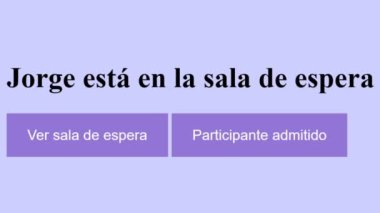 İspanyolca. İmleç Slaytlar Yana Kaydırır ve İş Buluşma Video İş Konferansına Katılımcıyı Kabul Eder. Fare İmleci İnternet 'teki Sanal Konferansa Üye Ekle.