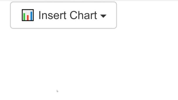 Cursor Slides Clicks Insert Bar Chart Spreadsheet Mouse Pointer Device — Stockvideo