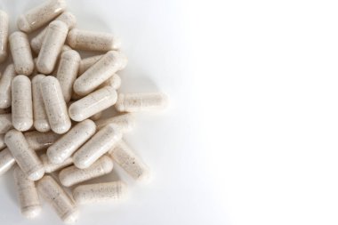 Vitamin D isolated on white background