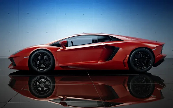 Lamborghini Aventador sport car — Stock Photo, Image