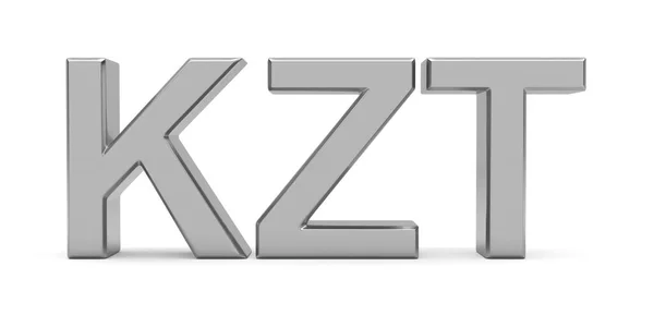 Kzt Kazakhstani Tenge Código Moeda Moeda Oficial Cazaquistão — Fotografia de Stock