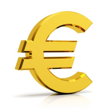 Euro symbol, the official currency of European Union