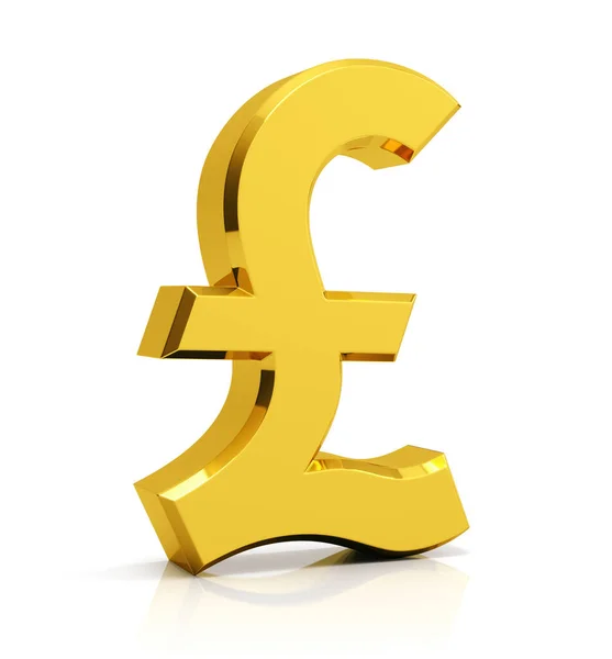 British Pound Symbol Official Currency United Kingdom — Stockfoto