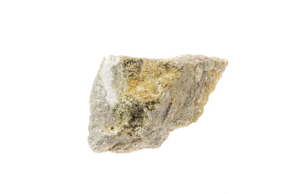 Piedra Caliza Sobre Fondo Blanco Aislado — Foto de Stock