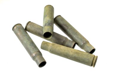 İzole edilmiş beyaz arkaplan üzerindeki eski mauser ölçekleri