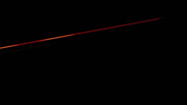 Gece arabaların ışıkları. uzun pozlama