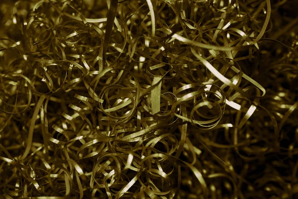 Χρυσά Χαλύβδινα Ρινίσματα Ορατές Λεπτομέρειες Φόντο Υφή — Φωτογραφία Αρχείου