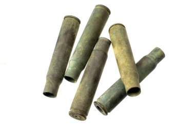 İzole edilmiş beyaz arkaplan üzerindeki eski mauser ölçekleri