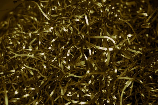 Χρυσά Χαλύβδινα Ρινίσματα Ορατές Λεπτομέρειες Φόντο Υφή — Φωτογραφία Αρχείου