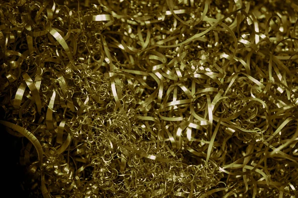 Aparas Aço Dourado Com Detalhes Visíveis Fundo Textura — Fotografia de Stock