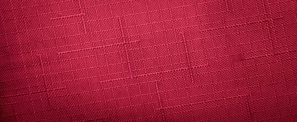 Materiale Cotone Rosso Con Trama Interessante Sfondo — Foto Stock