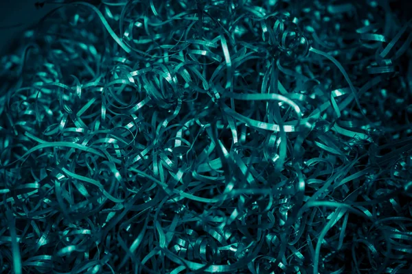 Virutas Acero Azul Con Detalles Visibles Fondo Textura — Foto de Stock