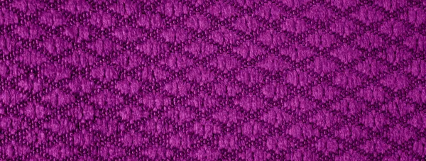 Purple Cotton Fabric Interesting Pattern — Stock Photo, Image